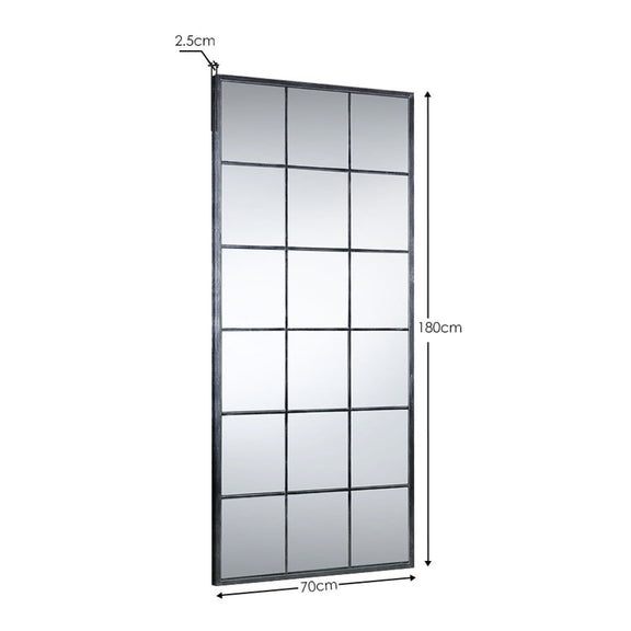 Glass panel with dimensions labeled on a white background