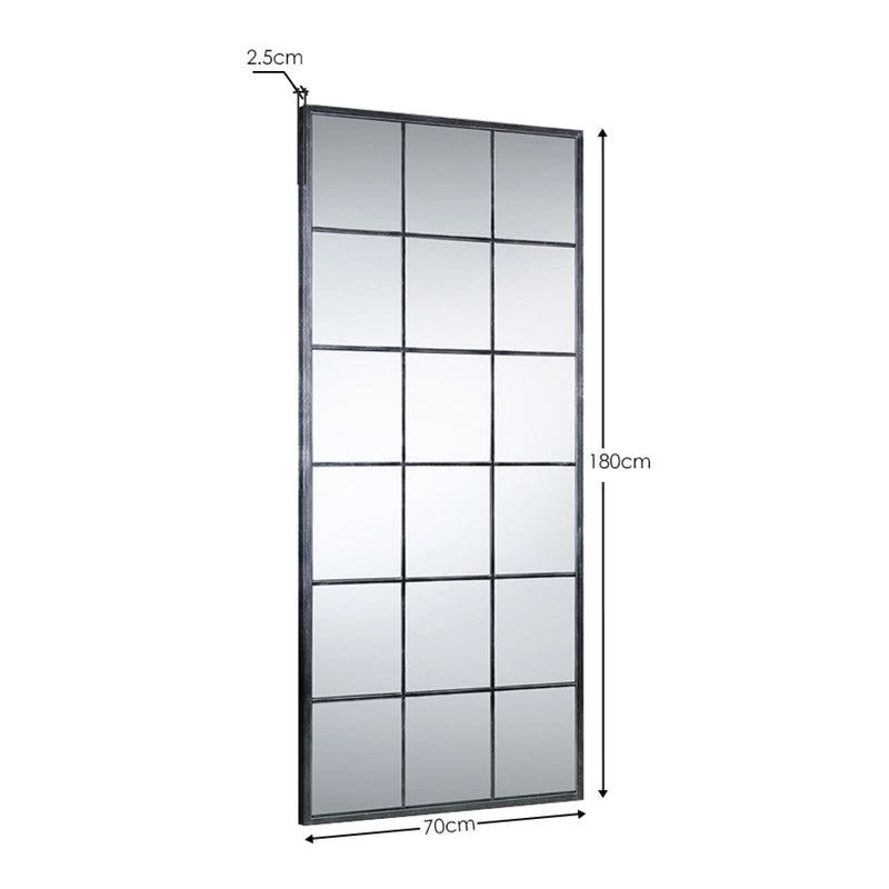 Glass panel with dimensions labeled on a white background