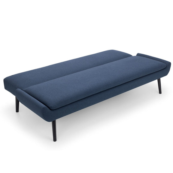 Blue sofa bed on a white background