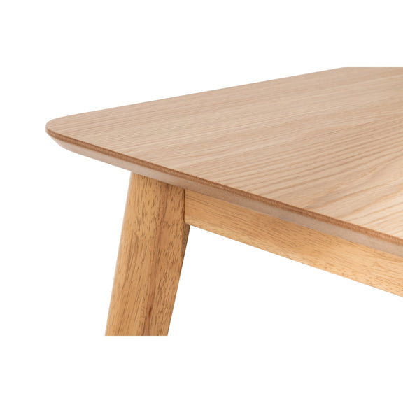 Wooden table with a white background