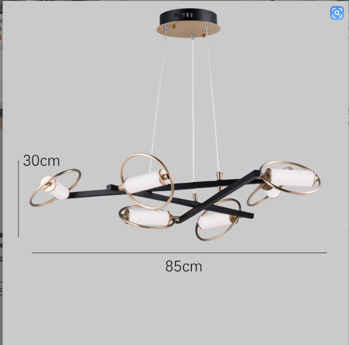Nordic Ring Beam LED Chandelier