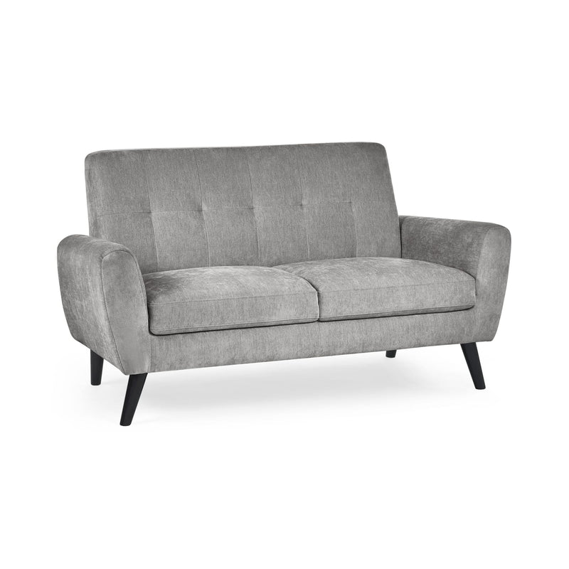 Gray sofa on a white background