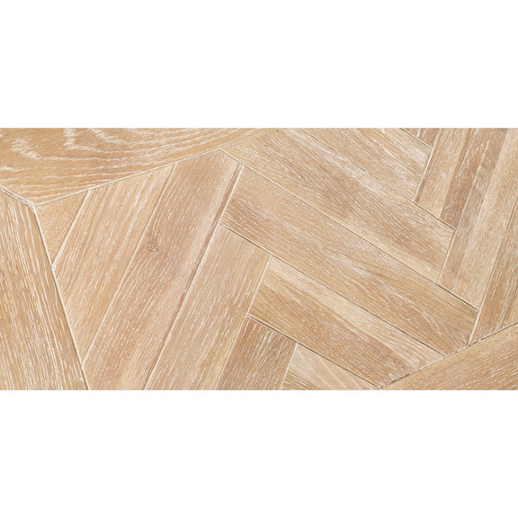 Beige herringbone tile pattern on a white background