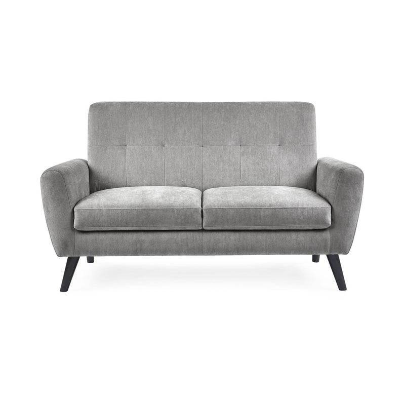 Gray sofa on a white background