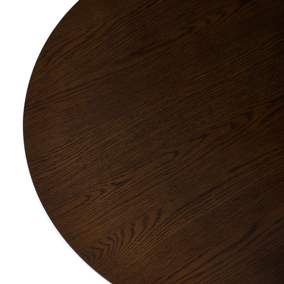 Close-up of a dark brown wooden surface