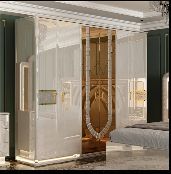 Modern Luxury Wooden Upholstered Bedroom Set – Custom Made Bedroom Furniture