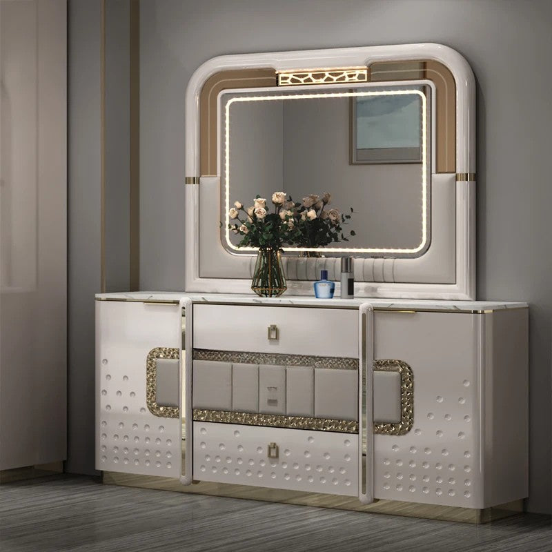 Modern Luxury Wooden Upholstered Bedroom Set – Custom Made Bedroom Furniture