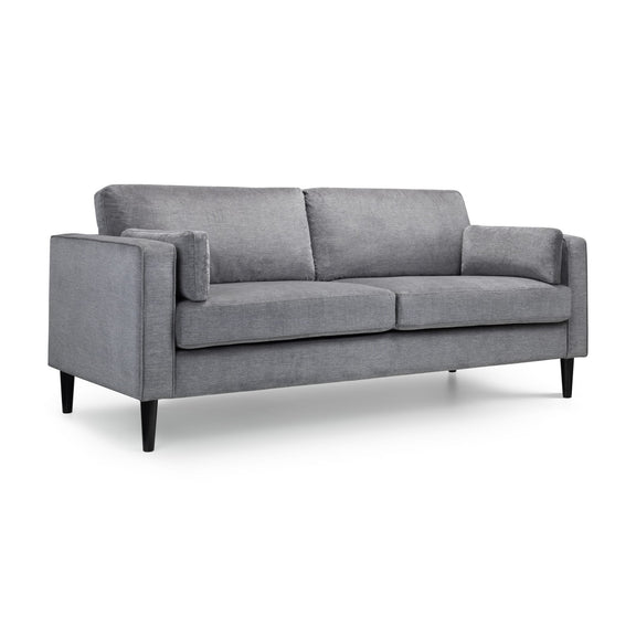 Gray sofa on a white background