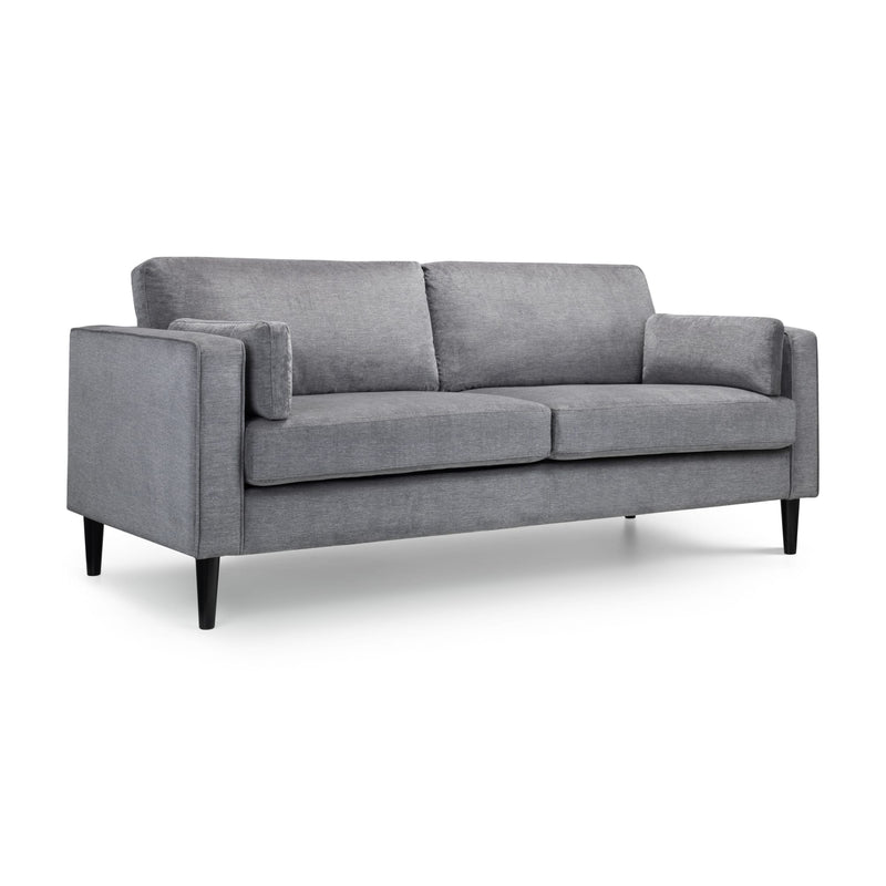 Gray sofa on a white background