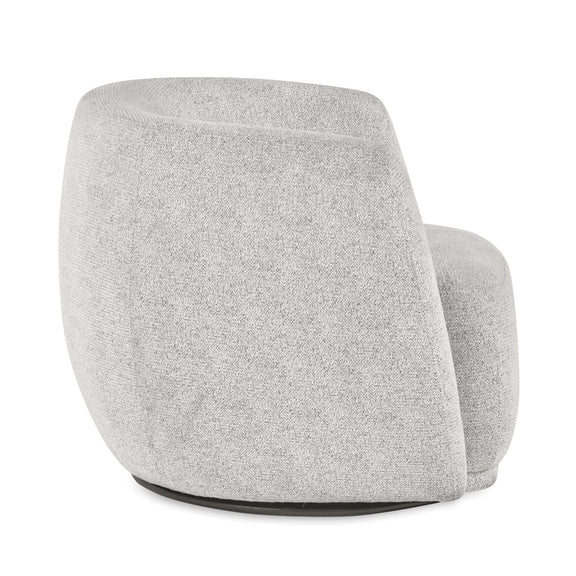 Gray textured chair on a white background