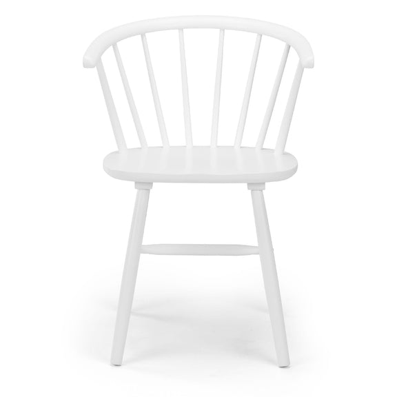 White chair on a white background
