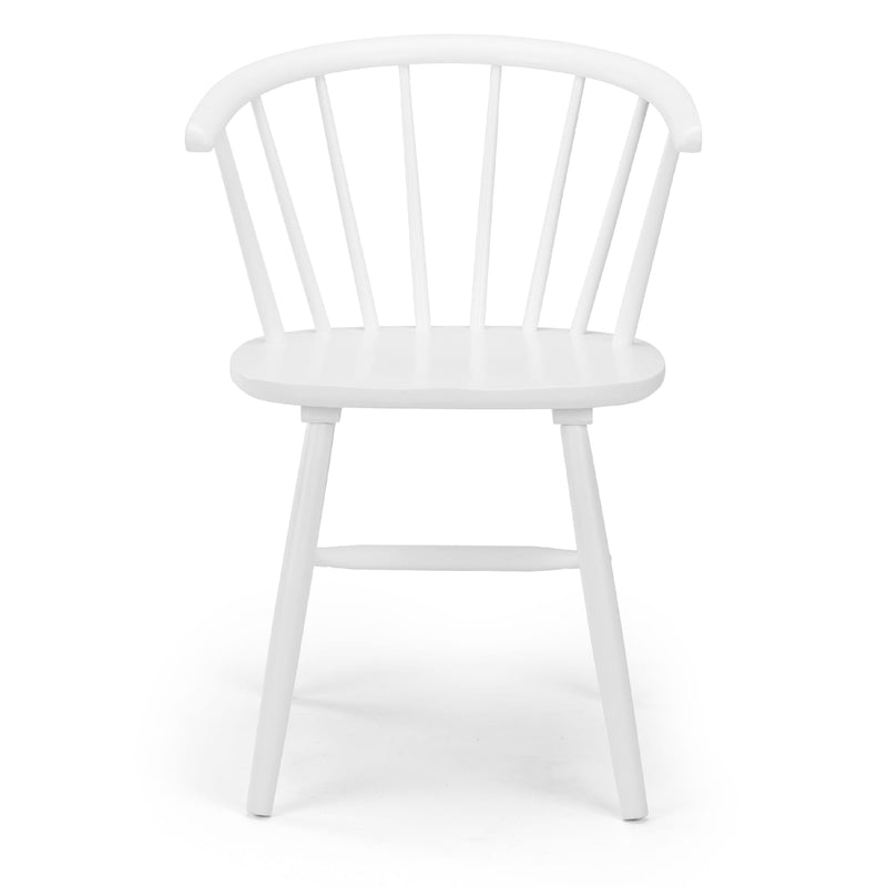 White chair on a white background