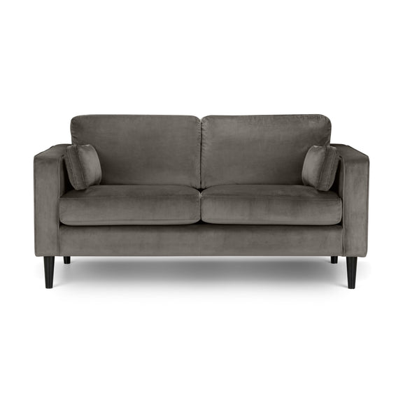Gray sofa on a white background
