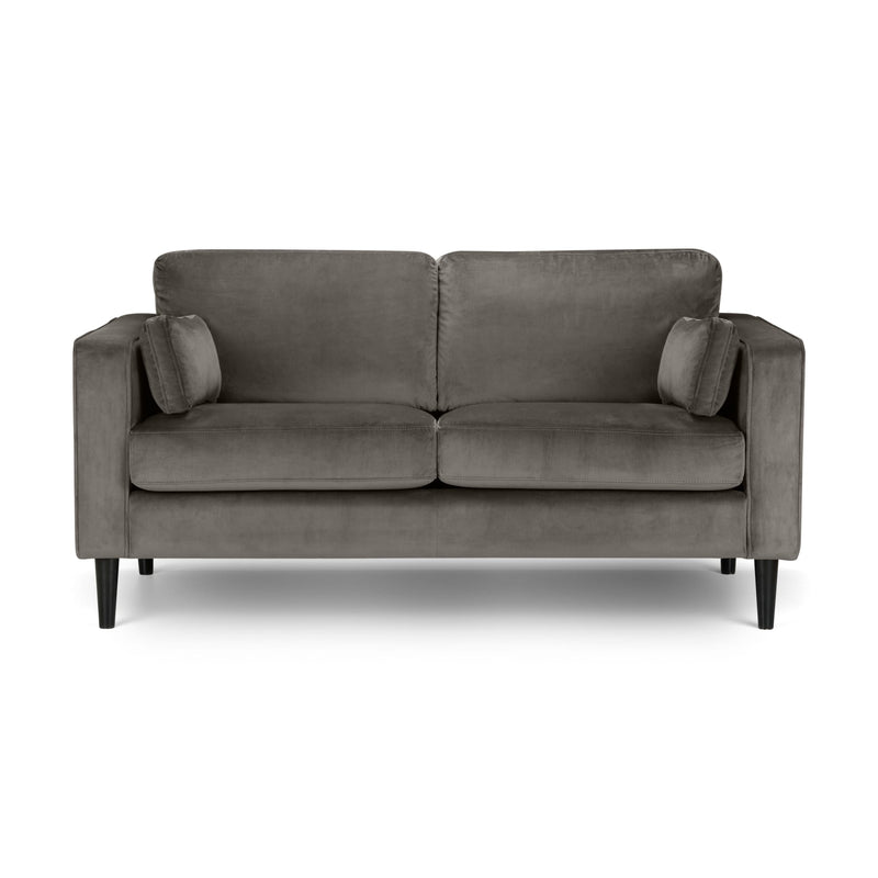 Gray sofa on a white background