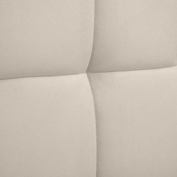 Close-up of beige fabric with a subtle texture