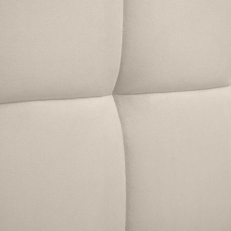 Close-up of beige fabric with a subtle texture