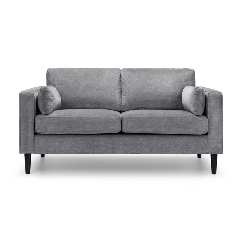 Gray sofa on a white background