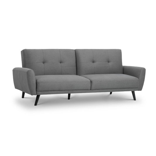 Gray sofa on a white background