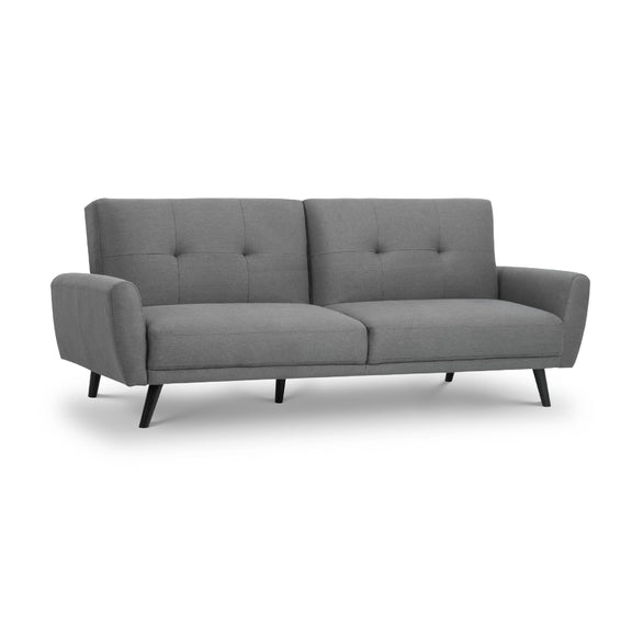 Gray sofa on a white background