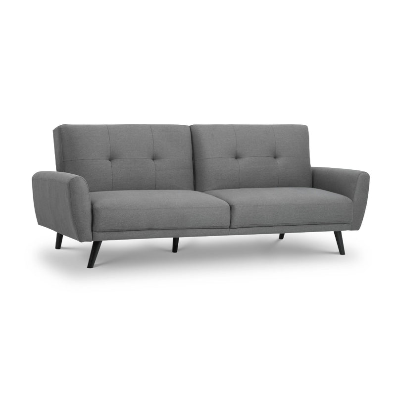 Gray sofa on a white background