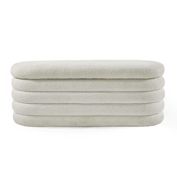 Stack of white towels on a white background