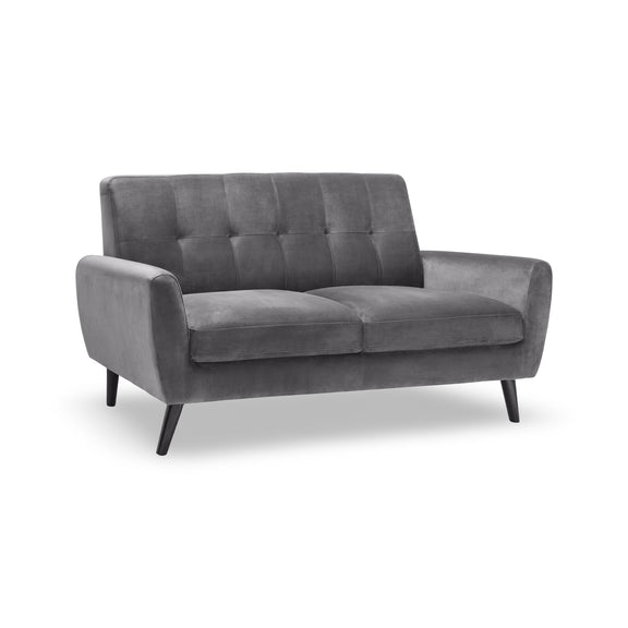 Gray sofa on a white background