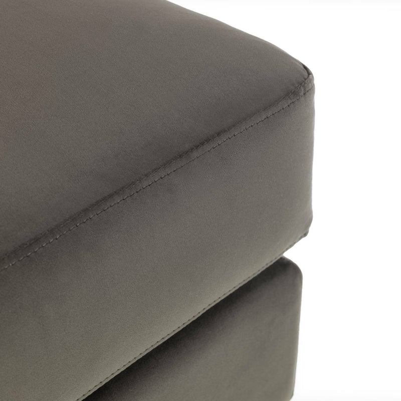 Gray cushion on a white background