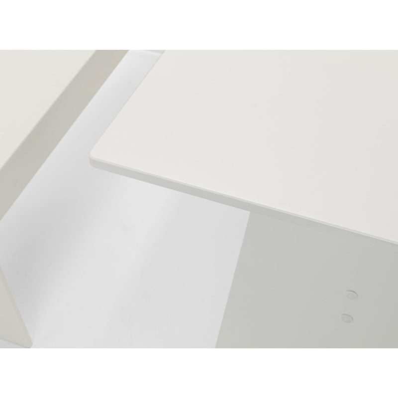 White foam sheets of different thicknesses on a white background