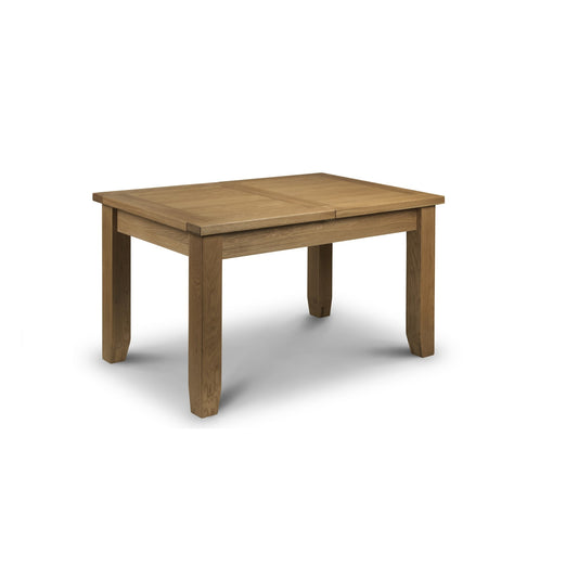 Wooden table on a white background