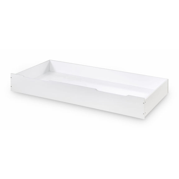 White rectangular tray on a white background