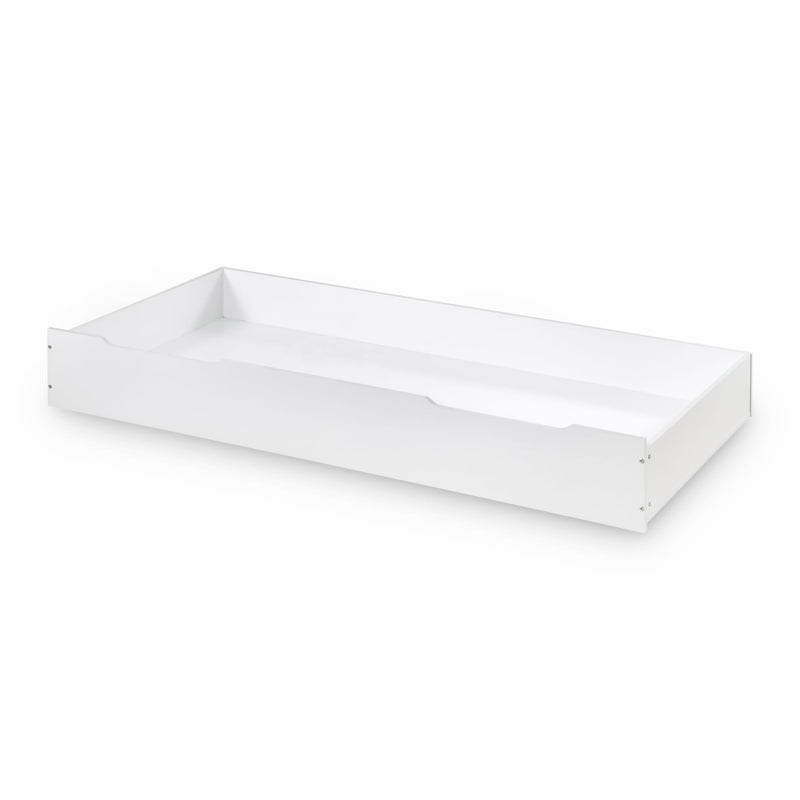 White rectangular tray on a white background