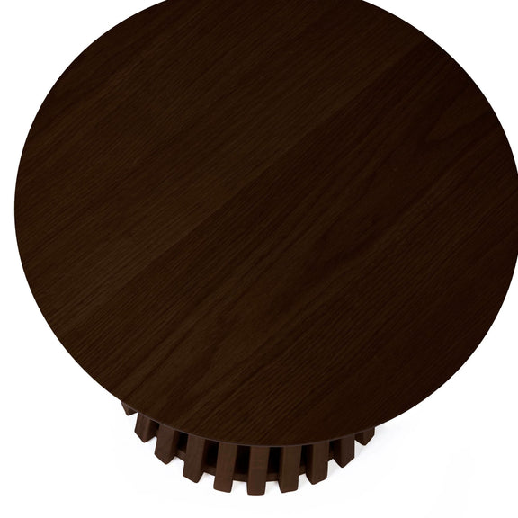 Brown gear on a white background