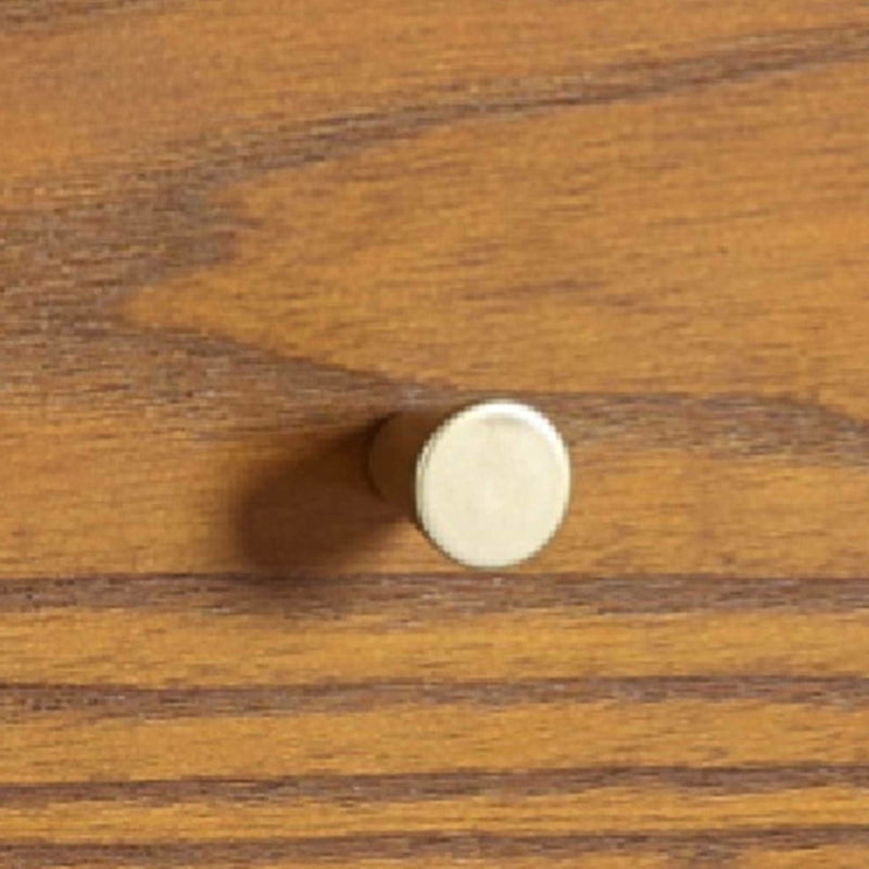 Wooden drawer with a round wooden knob