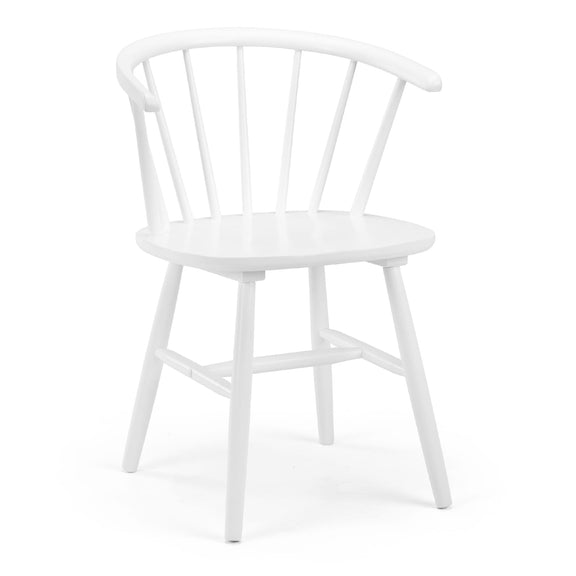 White chair on a white background