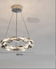 Crystal Halo Ring Chandelier – Modern LED Pendant
