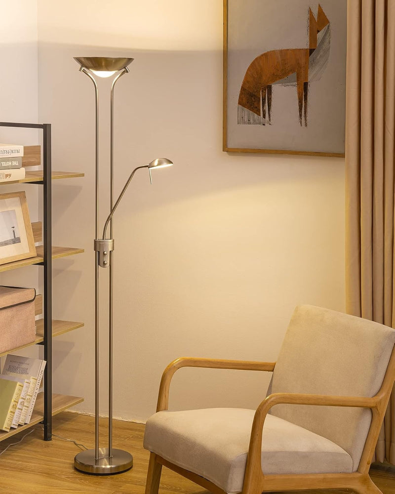 Rome Floor Lamp - Chrome