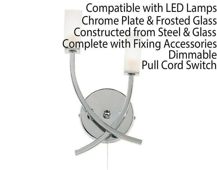 Havana Wall Light Chrome