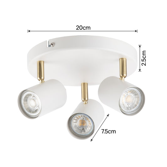 Gull Triple Spot Lamp – alternate view 2