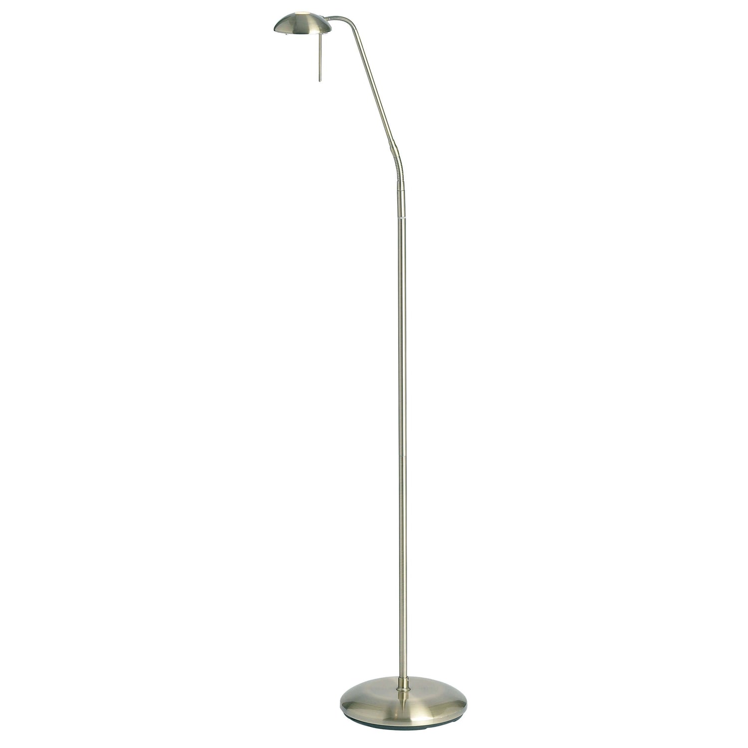 Hackney Floor Lamp - Antique Brass