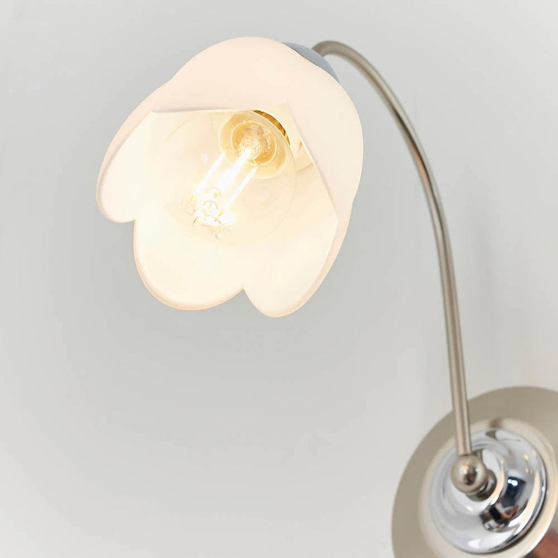 Petal Wall Light Satin Chrome