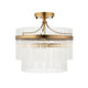Marietta 3 Ceiling Light - Antique Brass