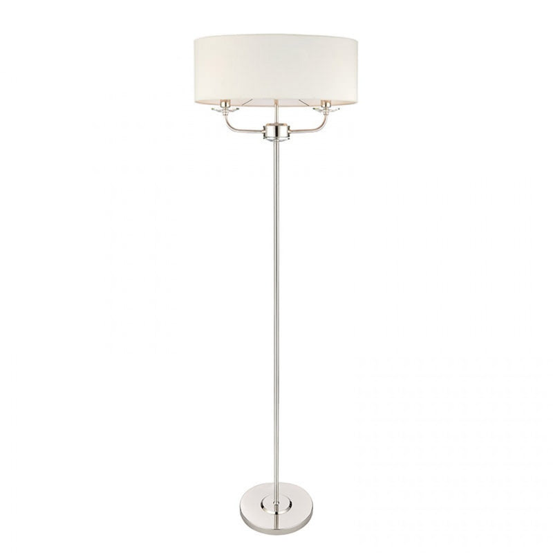 Nixon Floor Lamp - Bright Nickel