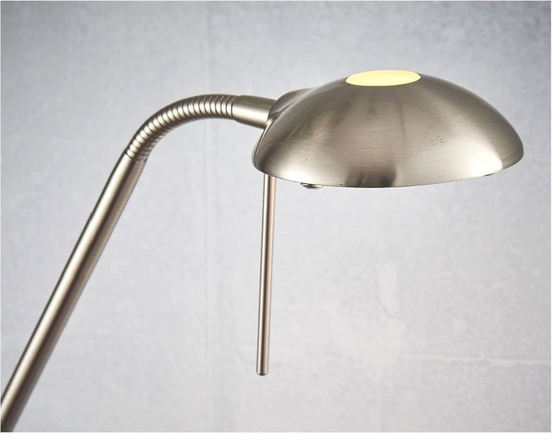 Monaco Floor Lamp - Satin Chrome