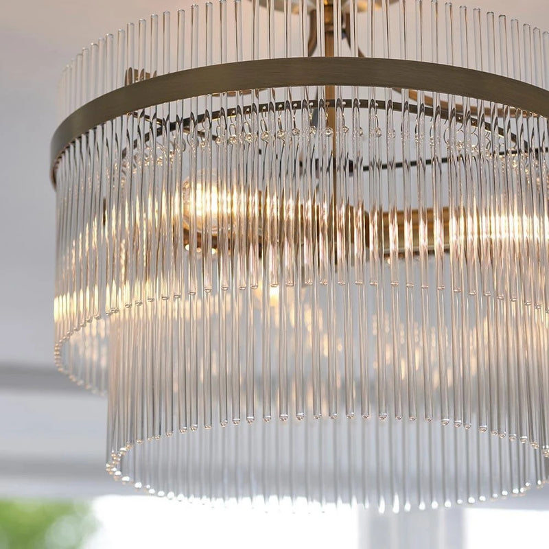 Marietta 3 Ceiling Light - Antique Brass