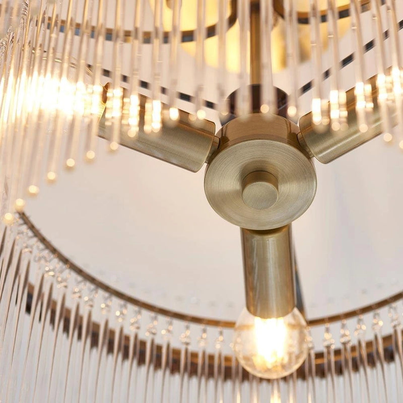 Marietta 3 Ceiling Light - Antique Brass