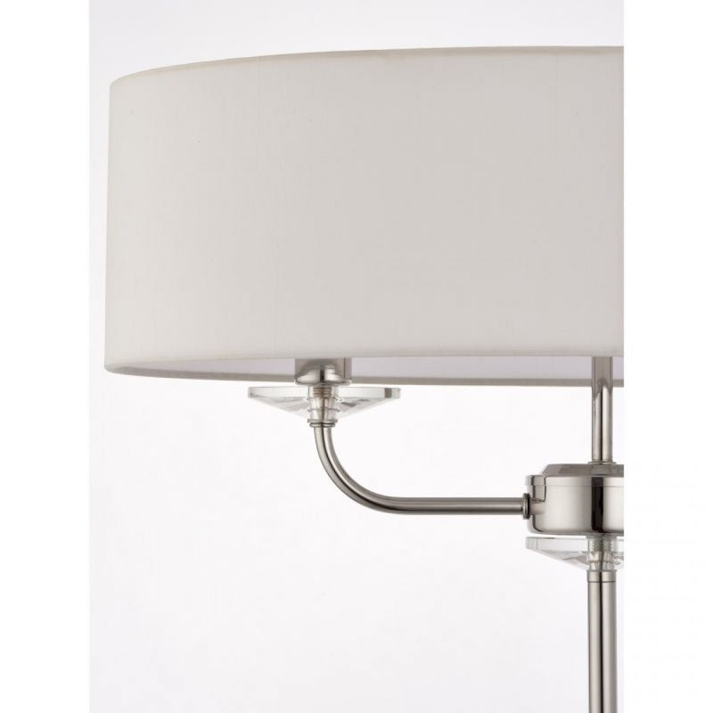 Nixon Floor Lamp - Bright Nickel