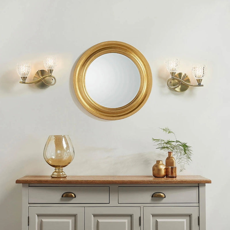 Boyer Wall Light Antique Brass LH