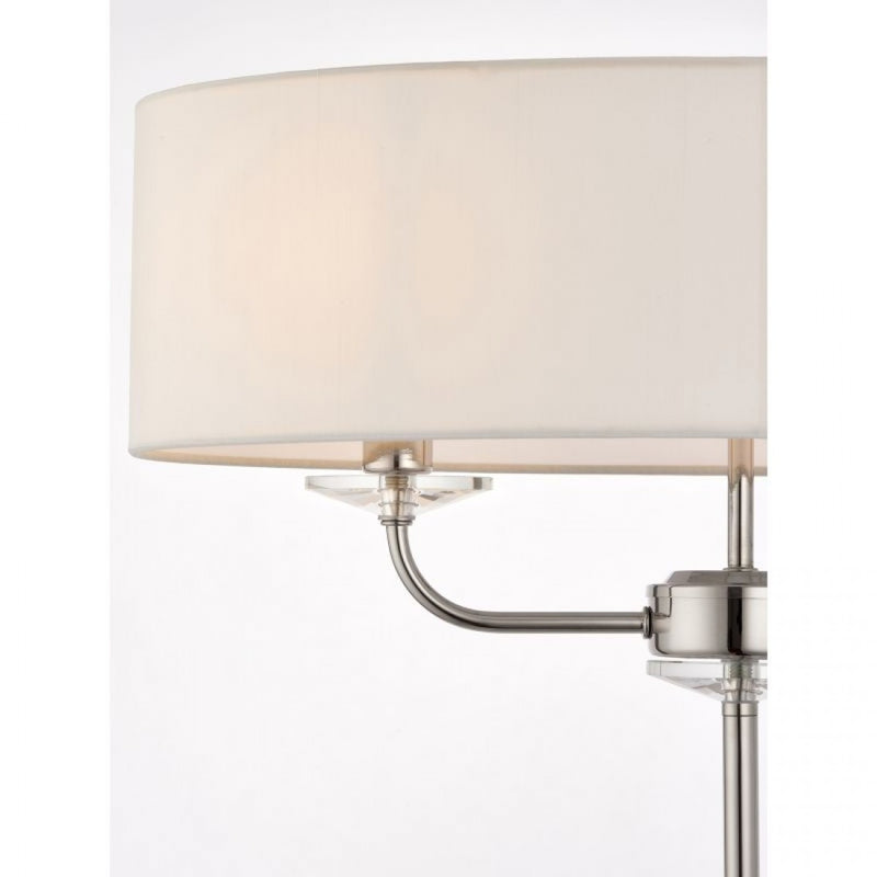 Nixon Floor Lamp - Bright Nickel
