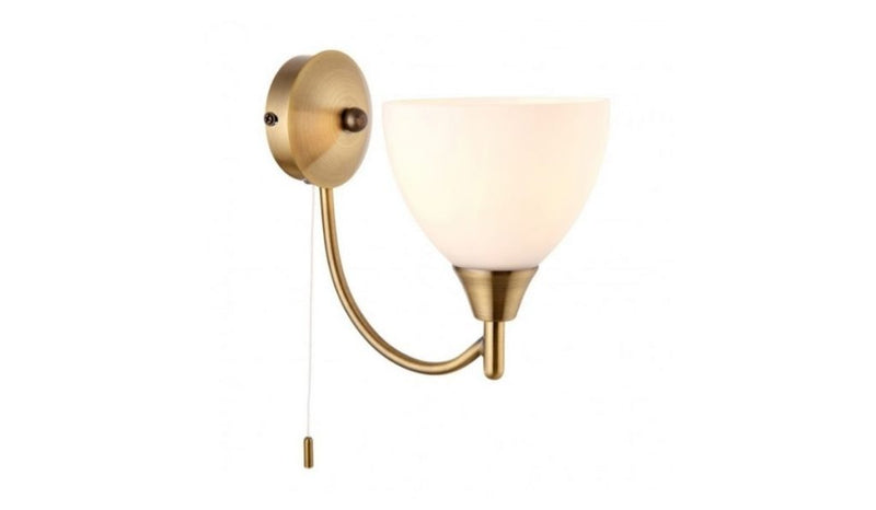 Alton 1 Wall Light Antique Brass