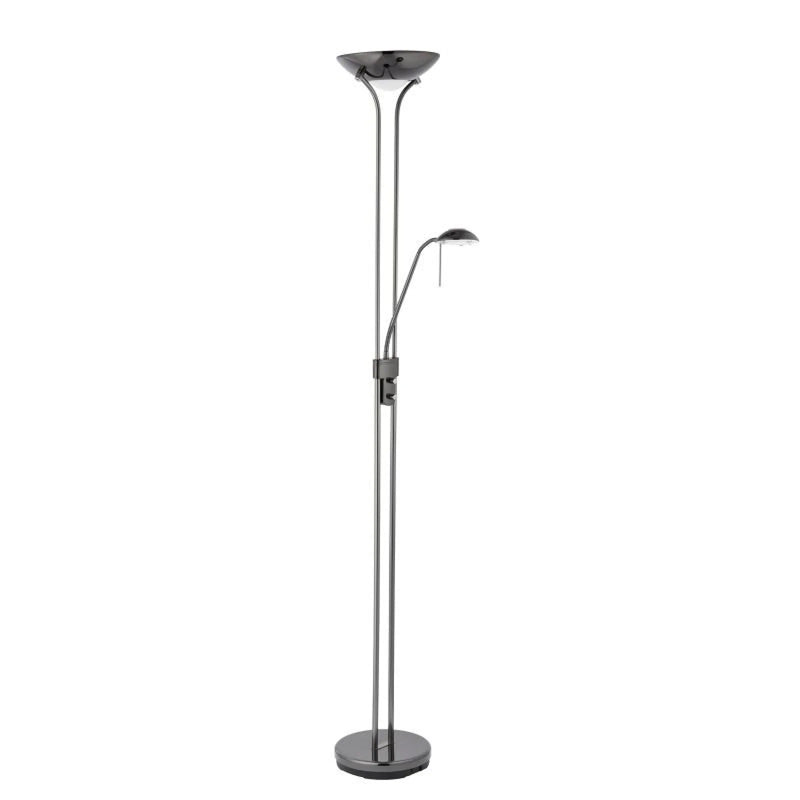 Rome Floor Lamp - Black Chrome